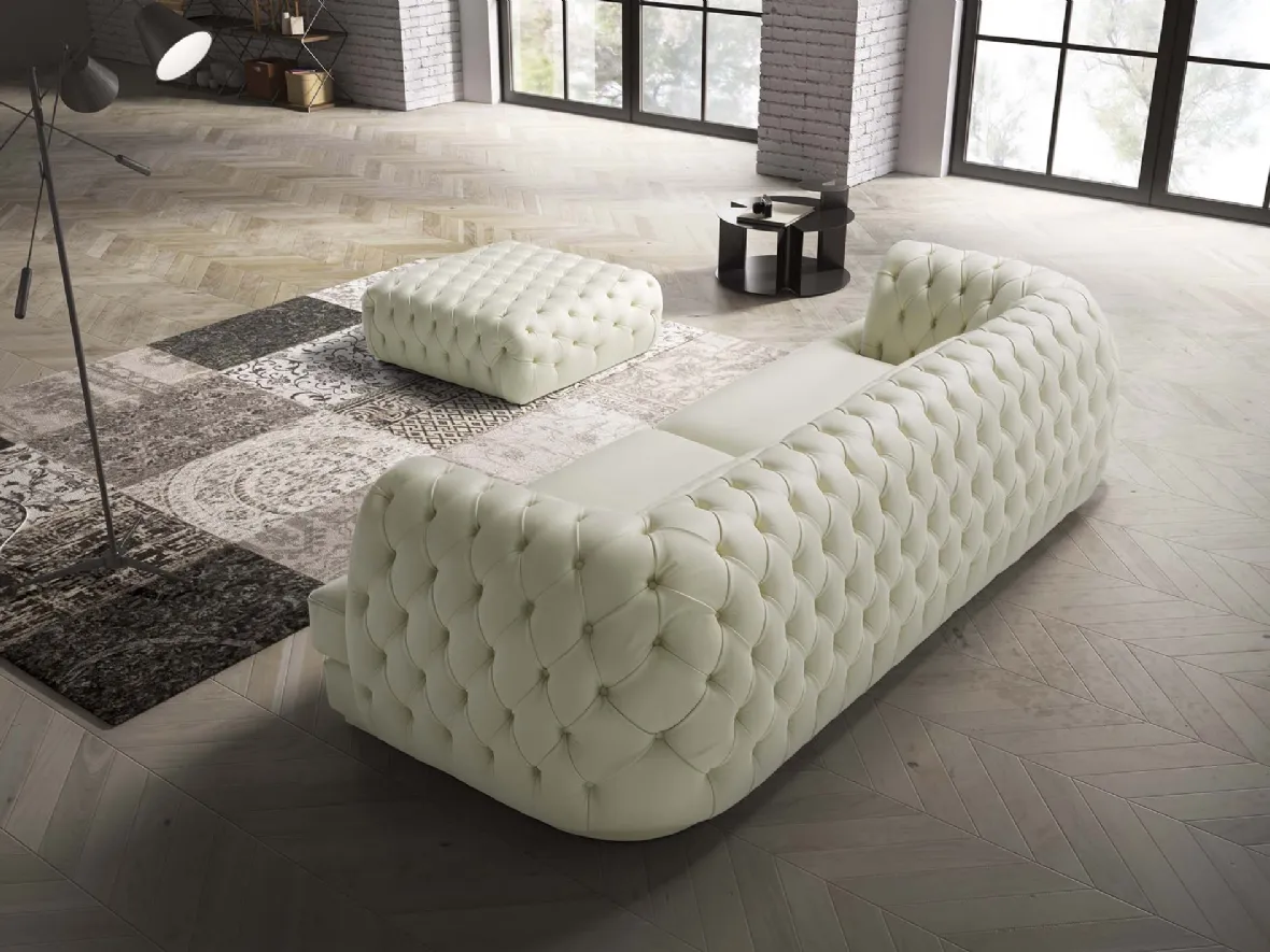 sofa with capitonn workmanship