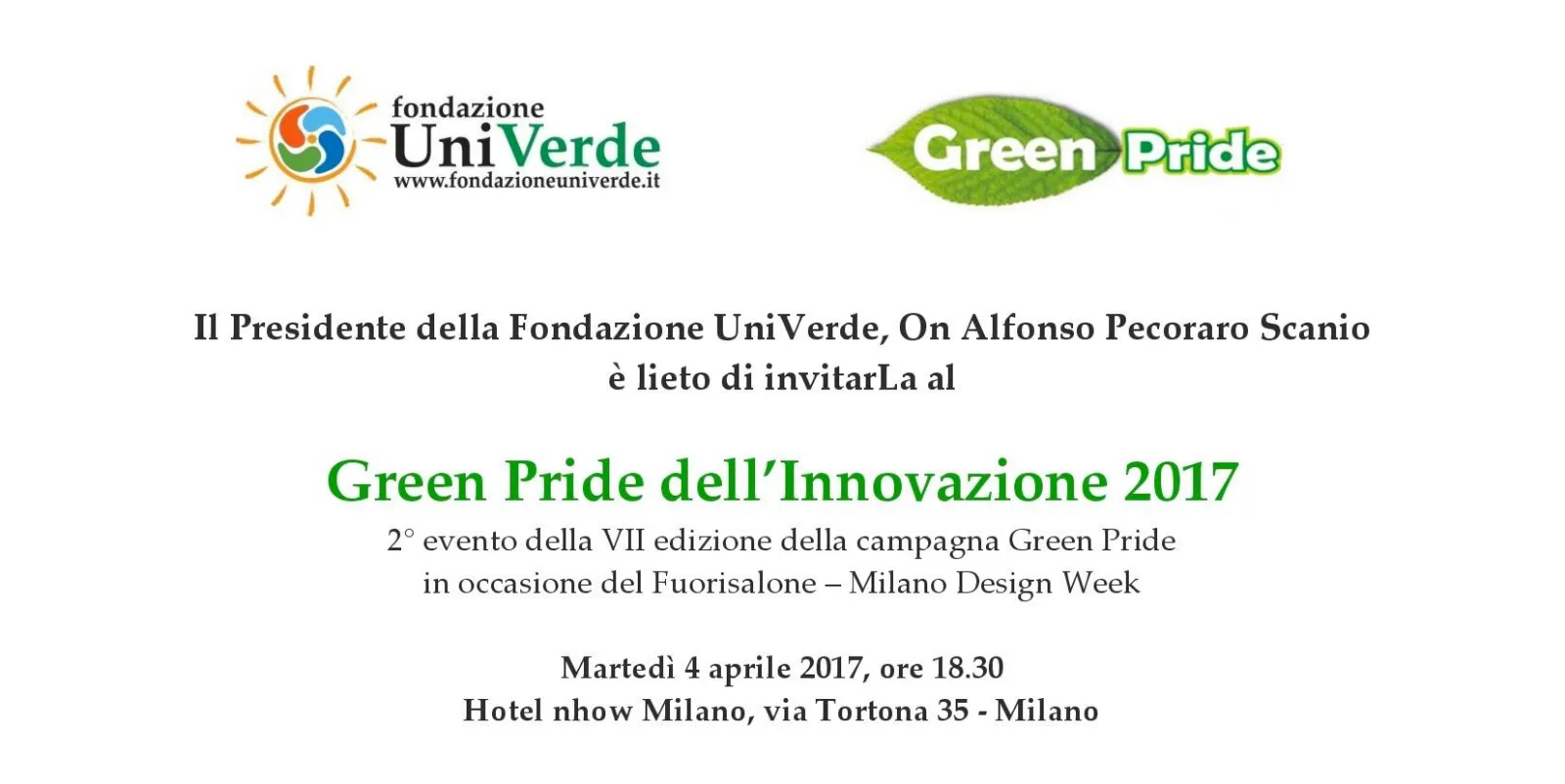 Green Pride of the 2017 Innovation