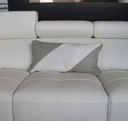 Rectangular cushion two colors