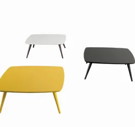 Four legs coffee table in various colors