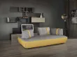 sofa with movable back cushions
