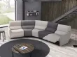 sofa with footrest