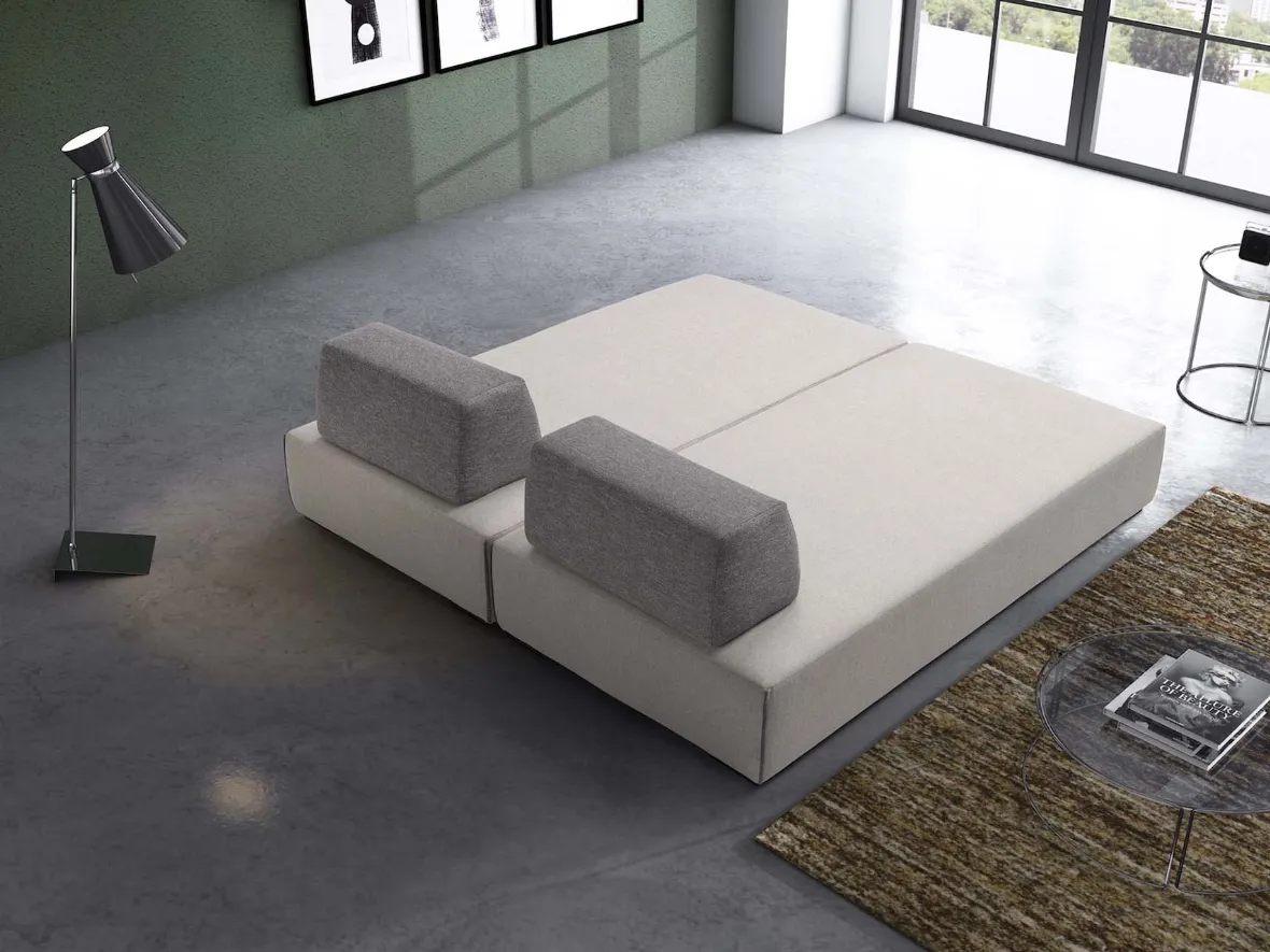 Convertible upholstered sofa