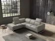 Sofa with adjustable headrest