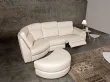 sofa with detachable peninsula