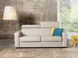 Sofa with reclining headrest