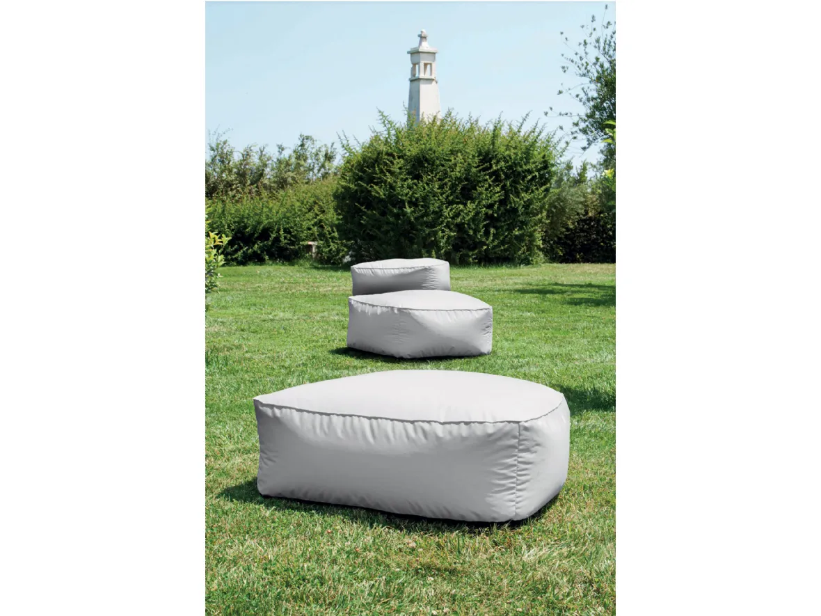pouf in technical fabric
